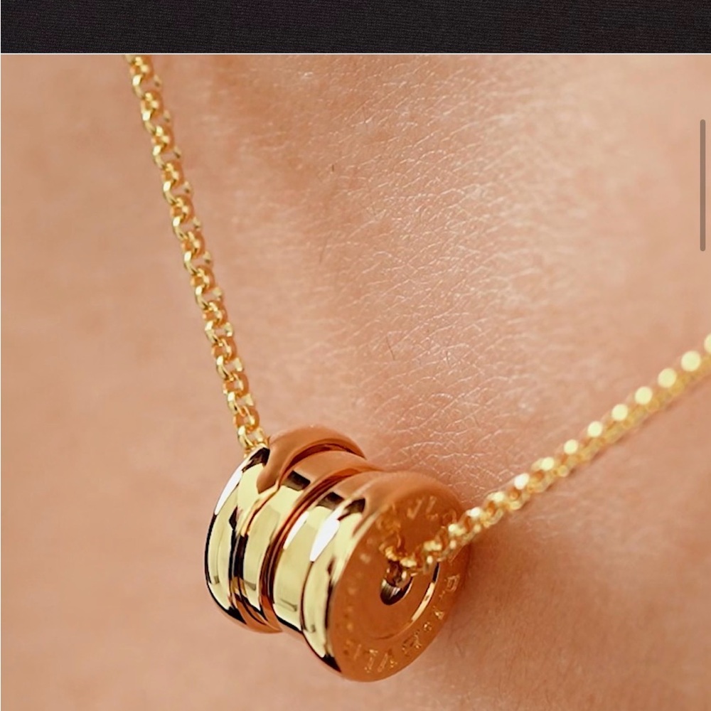 BVALGARI B.Zero1 18k Gold Necklace